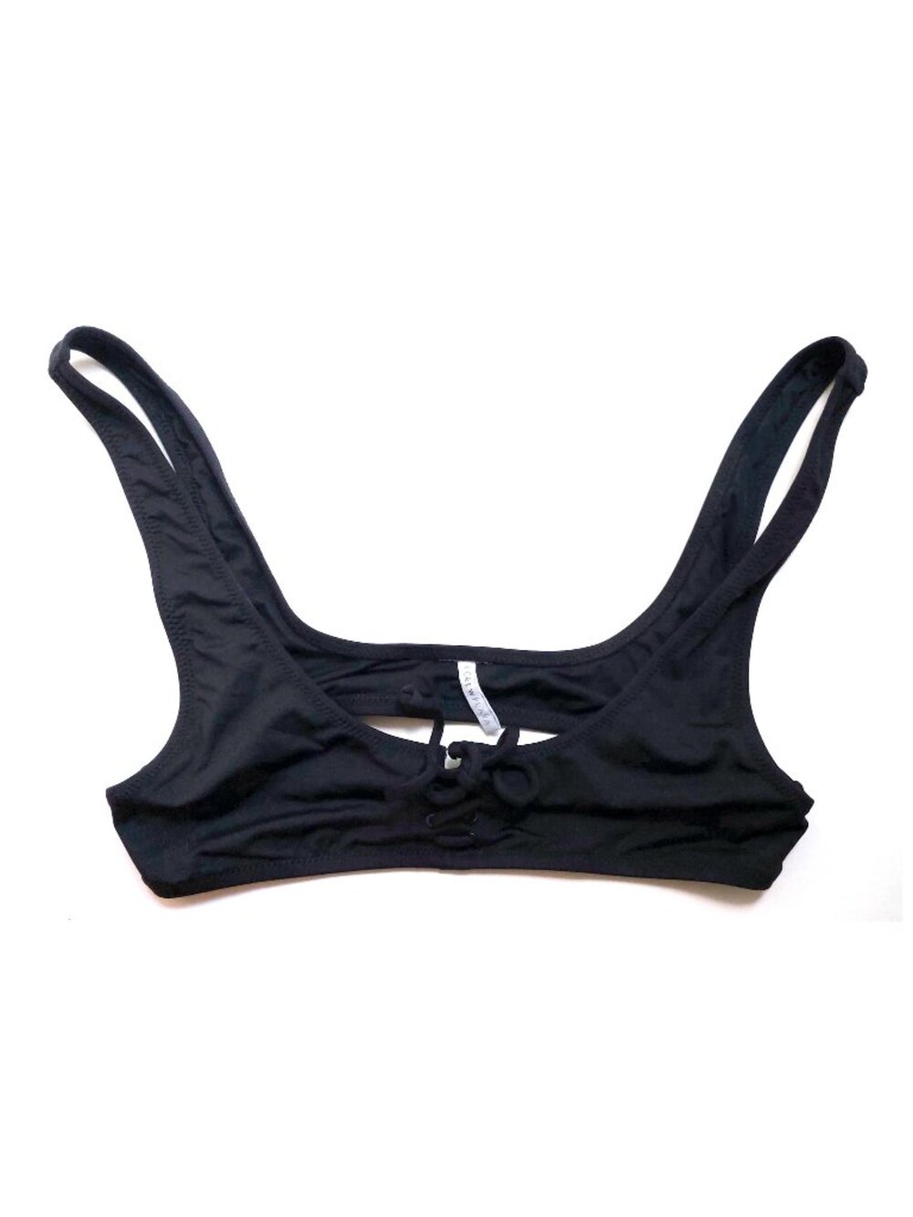 JCrew Black Bikini Top Small Playa Series